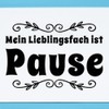 Spreadshirt Mein Lieblingsfach Ist Pause Brotdose Lunchbox, One size, Saphirblau