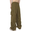 GUDEUBAI Men's Casual Cargo Pants Elastic Waist Drawstring Street Hip