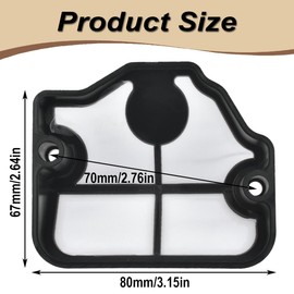 ZAMDOE 530029811 Air Filter for Husqvarna 36 41 136 136LE 137 137E 141 141LE 142 142E Chainsaw Replacement Parts WT-202 WT-657 WT-529 WT-289 WT-285 WT-239 WT-834 with Spark Plug