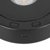 LED Rotating Display Base Black 360 Degrees 80s Circle Battery