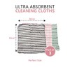 Ultra Absorbent Cleaning Cloths 3-Pack – Machine Washable Microfiber Cloths