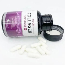 MULTI COLLAGEN 2 MULTI COLLAGEN CAPSULES + VITAMIN C | TYPES I, II, III, v & x  |  120 Capsules