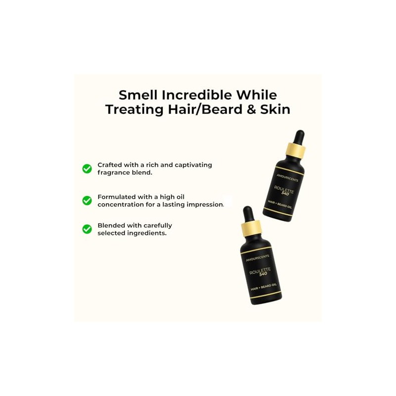 Sauvage Elixir Hair + Beard Oil - Inspired Grooming Formula