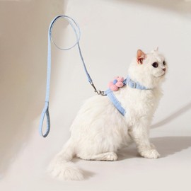 CiuGear Cat Harness with Lead, Escape Proof Adjustable Cat Vest Suitable for Smaller Cats