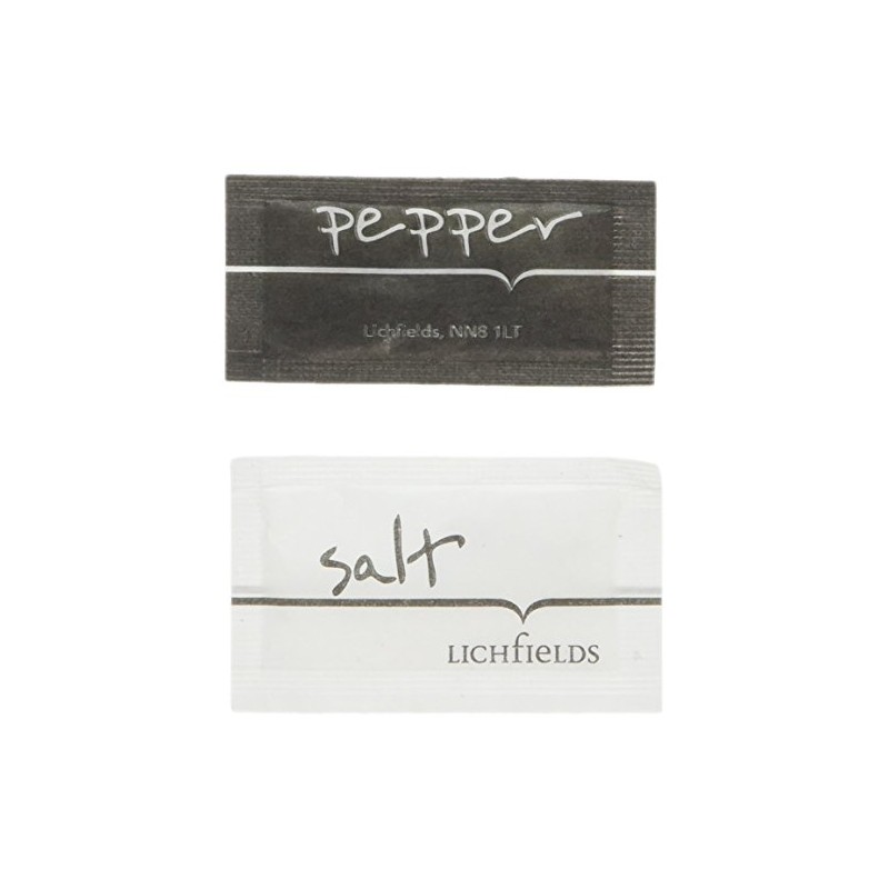 Lichfields Individual Salt & Pepper Sachets - Salt Sachets x