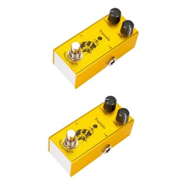 SUPVOX 2pcs Guitar Amplifier Pedal Simulation Classic Tube Tremolo Pedal Effect True Bypass for Guitars
