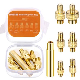 Threaded Insert Insert Nuts 3D Print Brass Nuts M2 2.5 M3 M4 M5 M6 M8 Screw-in Nut Accessories Heat Insert Melting Aid Set for 3D Printing Projects