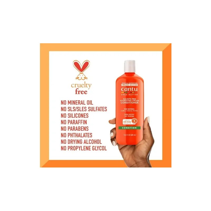 Set Cantu Shampoo Acondicionador Hydrating Cream