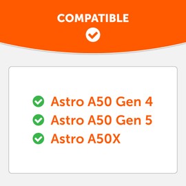 WC BandZ A50 - Upgraded Headband Replacement Kit for Astro A50 Gen 4, Gen 5, & A50X by Wicked Cushions | Enhanced Comfort, Style & Easy Installation | Red Camo