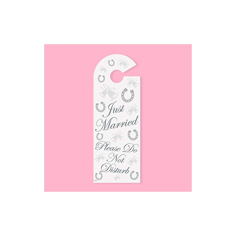 Hunts England Honeymoon Do Not Disturb Wedding Door Hanger -