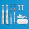 Triple Bristle Duo 3-sided Sonic Electric Toothbrush 2 Brushes &