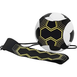 Taicols Football Kicking Trainer, Adjustable Single Player Football/Volleyball/Rugby Trainer with Bare Hands, Auxiliary Control Skills, Adjustable Waist Belt for Children and Adults.