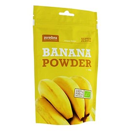Purasana Bananenpulver Bio 250g - aromatisch, intensiv, süßer Bananenzucker
