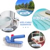 Sepetrel Pool Brush Head for Cleaning Walls,Steps & Corners,Rotatable Hand