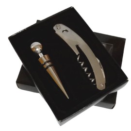 CHIC-FANTASY Set DE Vino Juego DE Accesorios para Vino SACACORCHOS TAPON Cortador VERTEDORES (SX318)