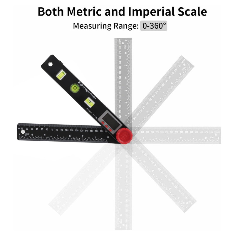 4 in 1 Digital Display Angle Ruler Multifunctional Angle Protractor