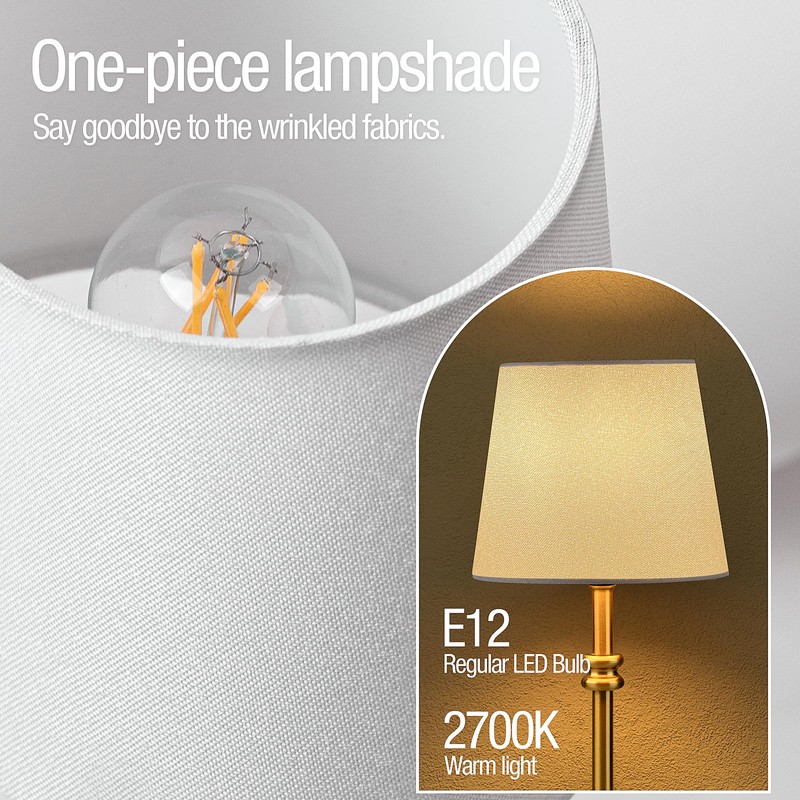 ONEWISH Cordless Lamp-Battery Operated Table lamp, 4000mAh Rechargeable, Stepless Dimmable,