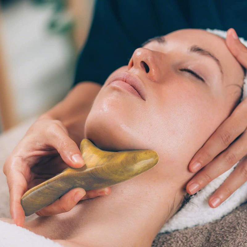 Wooden Massage Aid, Gua Sha Scratching Board Made of Wood,