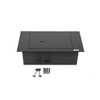 Cozyel Hidden Security Floor Safe w/Key Lock, Floor Safe In-Ground