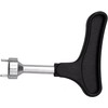Seadiquiet 1pc Black Golf Shoe Spike Wrench Removal Tool, Plastic