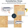 iThird Solar Flood Lights Outdoor Motion Sensor: Stainless Steel Motion