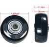 4pcs (40 x 18 mm) Replacement Wheels for Suitcase Rubber
