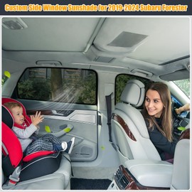 XCBYT Car Window Shades for 2019-2024 Forester Sun Shade for Car Baby Side Window with Breathable Mesh Blocking 99% UV Glare and Privacy Protection Safe Driving for Napping, Camping, Dressing (4 PCS)