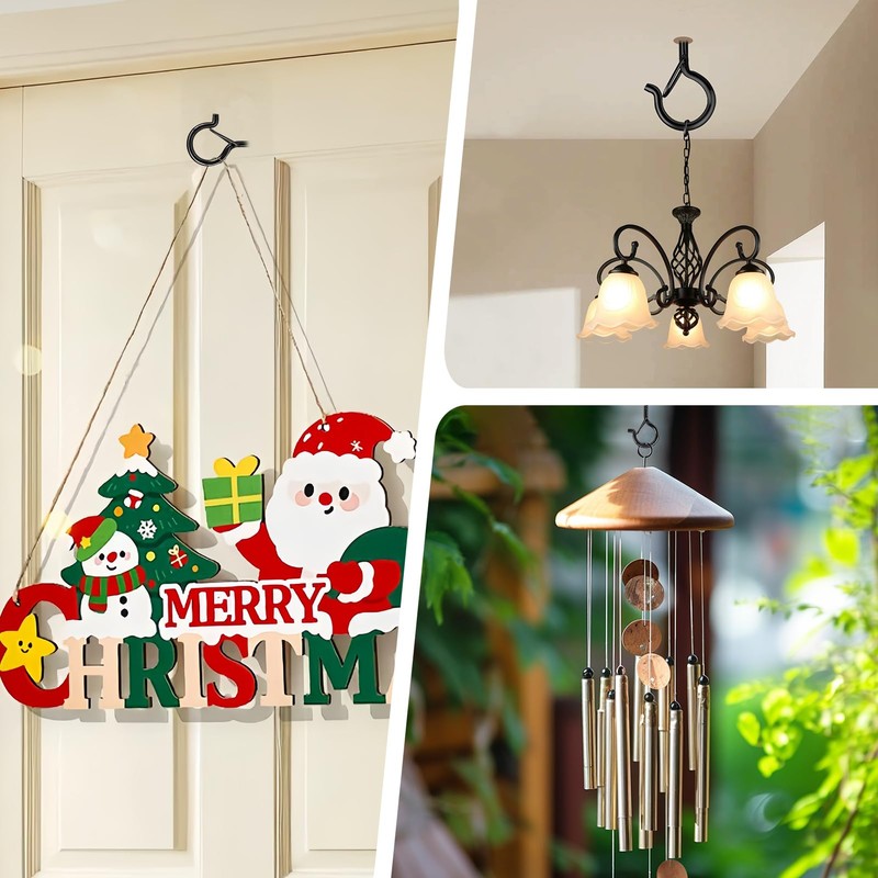 Wefaly Screw Hooks, Pack of 20 Hooks for Screwing with