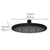 WENKO Water-Saving Rain Shower Head, Water-Saving Universal Shower Head with
