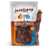 Jack&Pup 6" Bully Twists | Odor Free Bully Sticks for