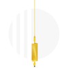 Mini Tornado Stinger CB Radio Antenna, Multi-Colour Options (Yellow)