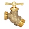 Eastman Male No-Kink Hose Bibb, 3/4 Inch MIP Connection, Brass