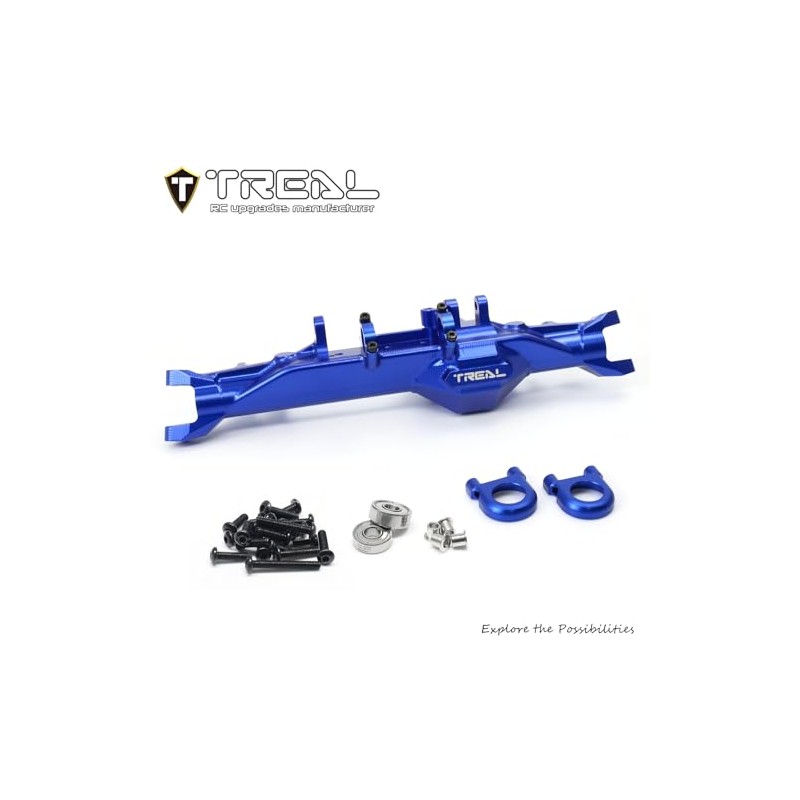 TREAL Aluminum 7075 - Carcasa de eje delantero CNC para