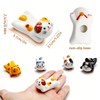 Aimall 5 PCS Lucid Cat Ceramic Chopstick Holder, Durable Everyday