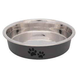 TRIXIE Stainless Steel Cat Bowl for Short-Nosed Breeds 0.25 Litres Diameter 13 cm