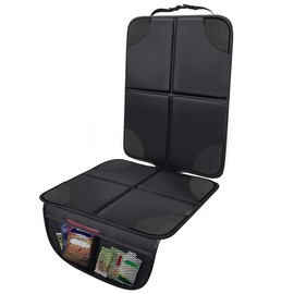 EcoNour Child Car Seat Protector | 600D Waterproof & Non-Slip Cover with Thick Padding | Durable Seat Mat for Baby | Protects Seat Against Spills, Stains - 1Pack