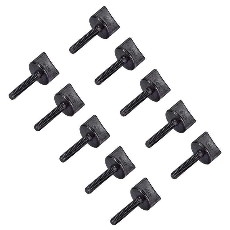 sourcing map M4 x 20 mm Thumb Screw Bolts Nylon