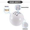 X AUTOHAUX Car Manual 4 Speed Ball Gear Shift Knob