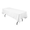 Mosley Mantel Varios Colores para Mesa de Banquetes, Eventos y hogar Rectangular, Cuadrados o Redondos (Blanco, Rectangulo 300x150 cm)