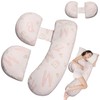 YZCCtixi Pregnancy Pillow - Adjustable Maternity Support for Back &