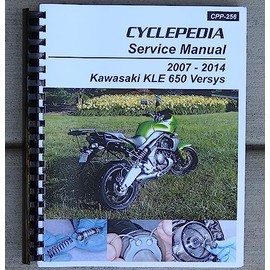i5motorcycle Service & Repair Manual for Kawasaki Versys KLE650 KLE 650 2007-2014