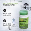 ZUMWax Rub-On Ski/Snowboard/Nordic/Cross-Country Wax 70g, UNIVERSAL, Easy cork applicator, long-lasting