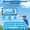 Smart Bird Feeder with Camera Solar Powered & Wireless Outdoor,