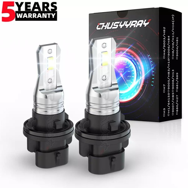 CHUSYYRAY 34901-HP5-601 34901-HM8-B00 LED Headlight Bulb Lights for 2011 Honda