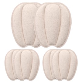 3 Pairs Tongue Pads for Shoe Too Big, Non Slip Tongue Cushion Insert for Loose Shoe Size Reducer Heel Pads Grips Cushion Inserts Replacement Shoes Filler for Men Women (Beige)