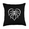 Beautiful Tarantula Silhouette Design for Spider Lovers Throw Pillow