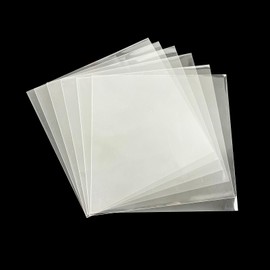 50 Record Sleeves for 12" Vinyl Record, 4 mils Thick Clear Professional Vinyl Record Storage Protector, Vinyl Record Outer Sleeves for LP Album Covers