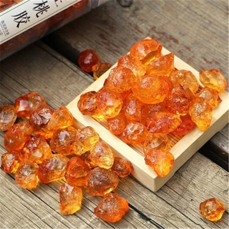 Natural Peach Gum Edible Herbal Tea Chinese Organic Peach Resin