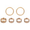 JWWY Dashboard Air Vent Trim Ring Set Fit for 2024-2026+