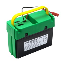Tnvodejo 12V 7Ah Lead Acid Rechargeable Battery for TOBBl Tractor Child Kids Ride On Car Compatible with Tractor w/Trailer